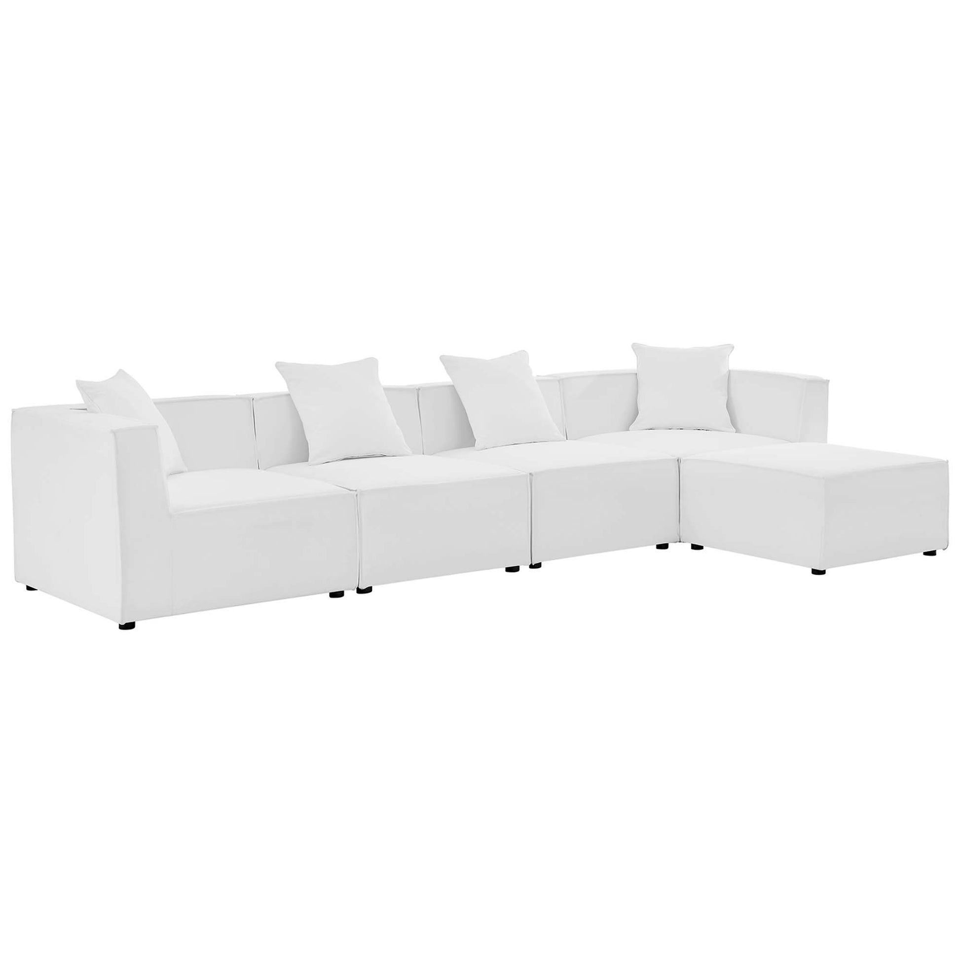 Saybrook 5-Piece Outdoor Patio Upholstered Sectional sofá