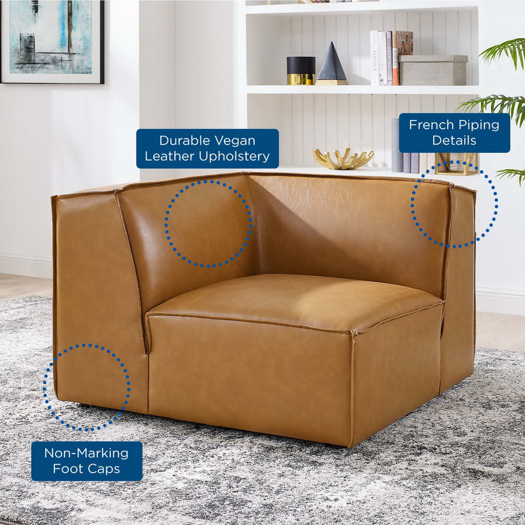 Restore Vegan Leather Sectional sofá Corner silla