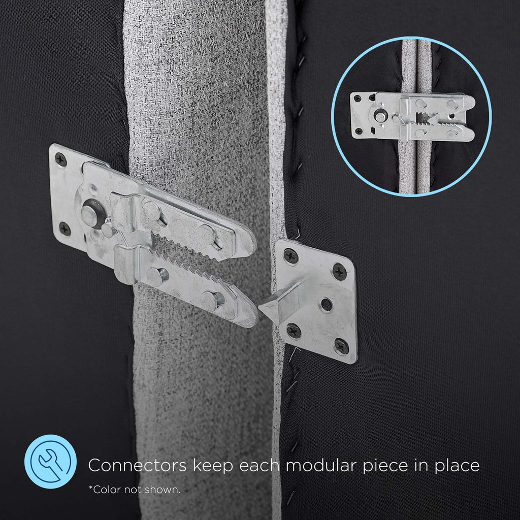 Bartlett 5-Piece Vegan Leather Sectional sofá