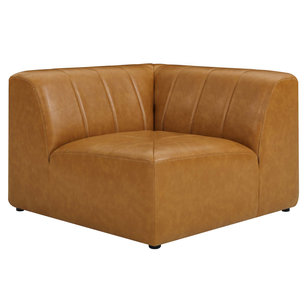 Bartlett 5-Piece Vegan Leather Sectional sofá