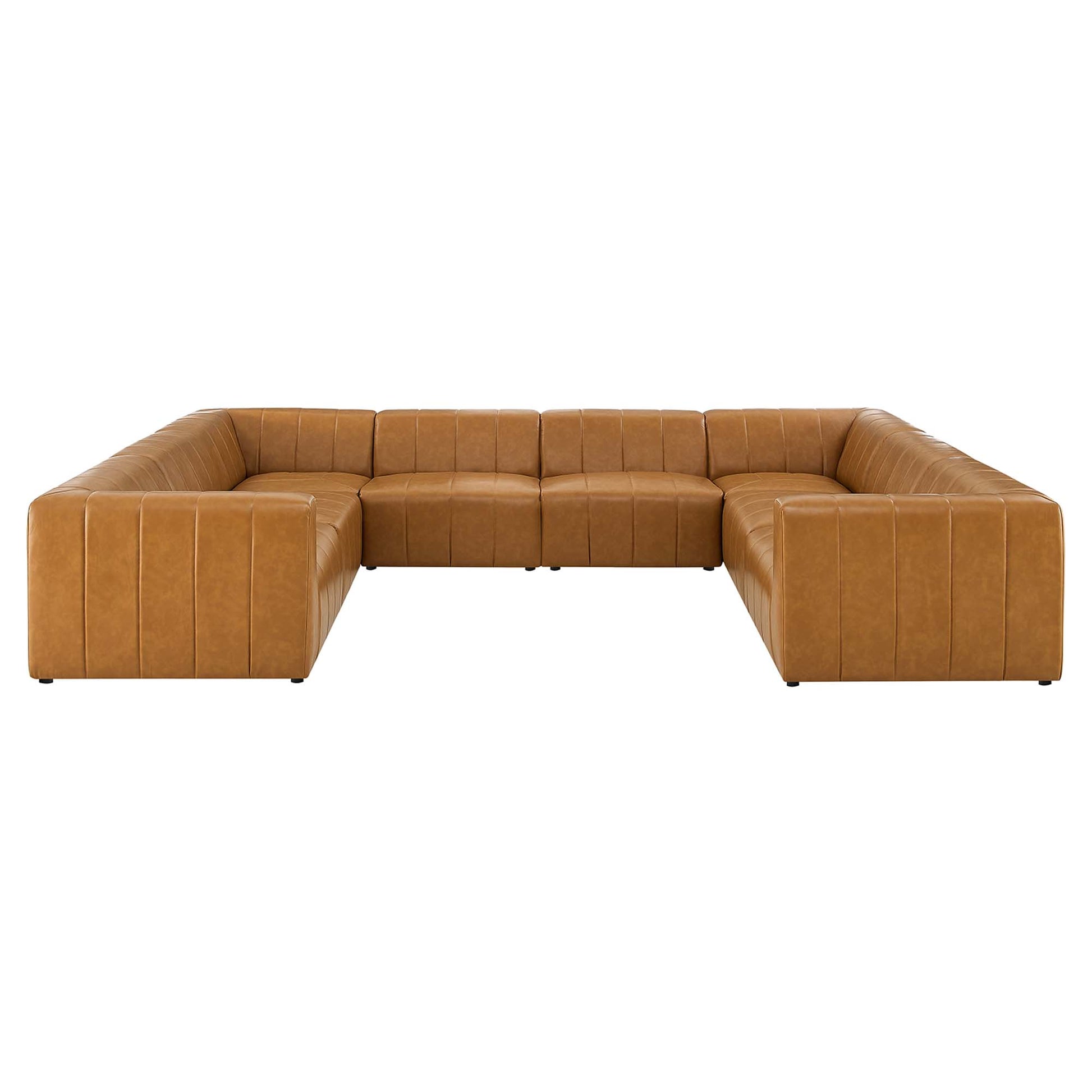 Bartlett 8-Piece Vegan Leather Sectional sofá