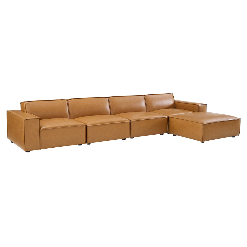 Restore 5-Piece Vegan Leather Sectional sofá
