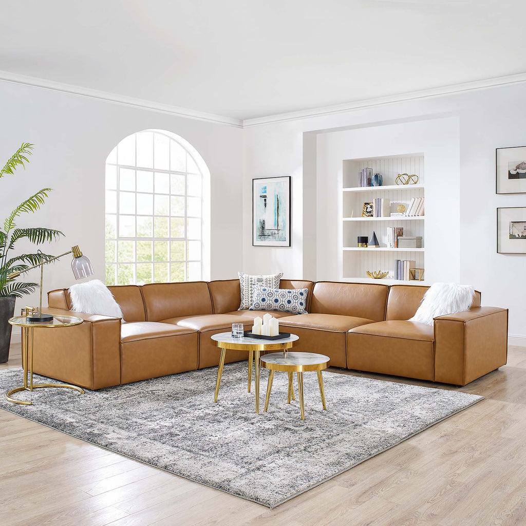 Restore 5-Piece Vegan Leather Sectional sofá