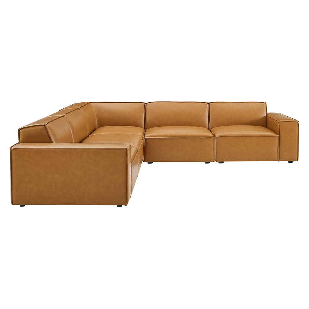 Restore 5-Piece Vegan Leather Sectional sofá