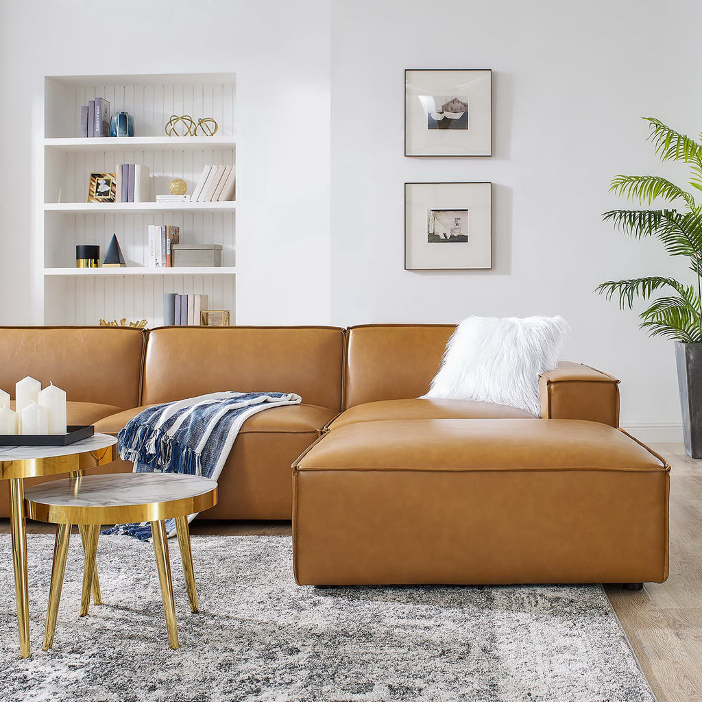 Restore 7-Piece Vegan Leather Sectional sofá