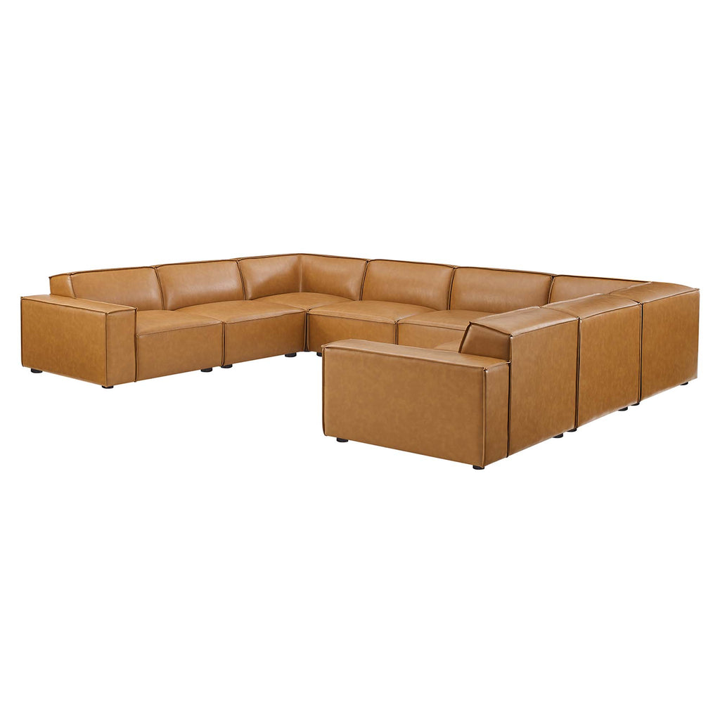 Restore 8-Piece Vegan Leather Sectional sofá
