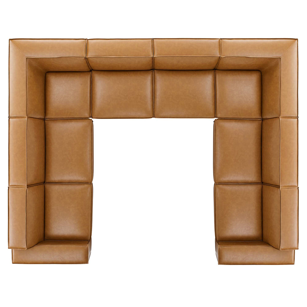 Restore 8-Piece Vegan Leather Sectional sofá