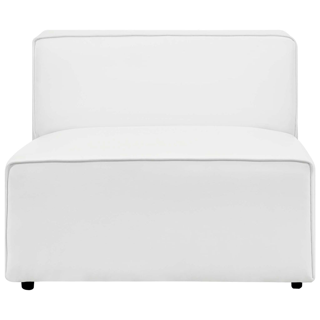 Mingle 7-Piece Vegan Leather Sectional sofá