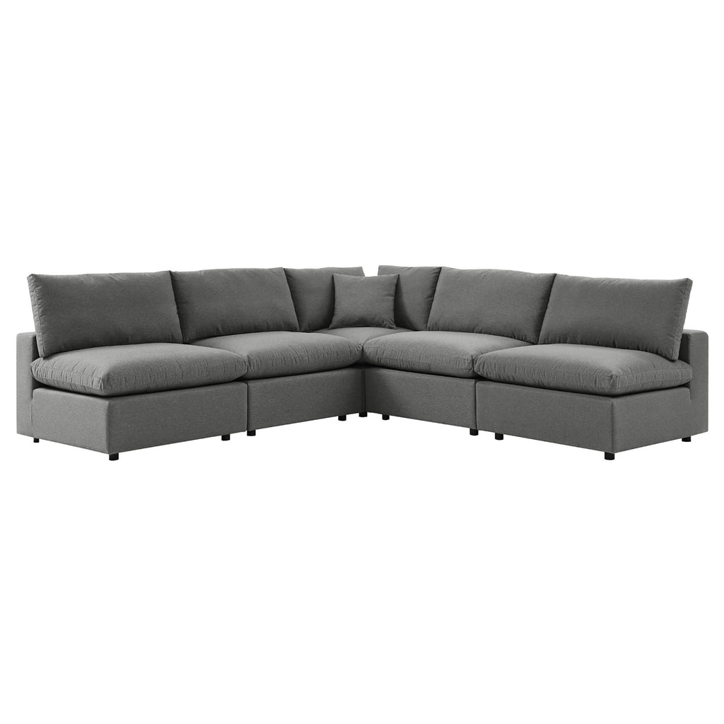 Commix 5-Piece Outdoor Patio Sectional sofá