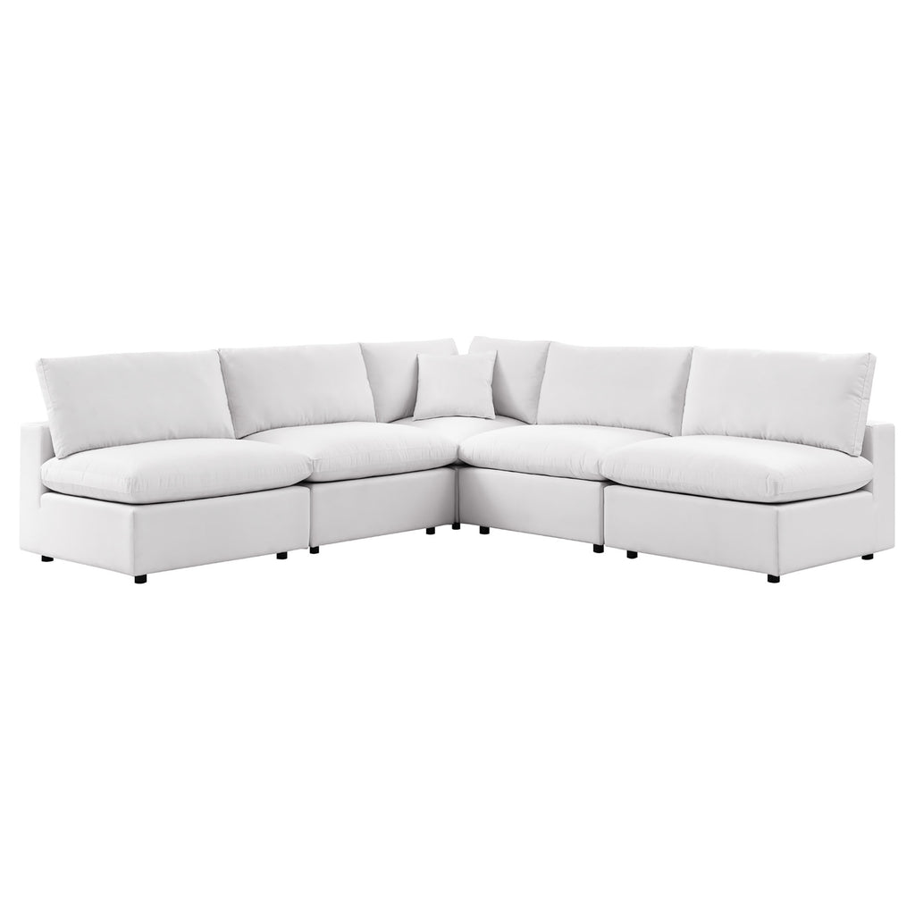 Commix 5-Piece Outdoor Patio Sectional sofá