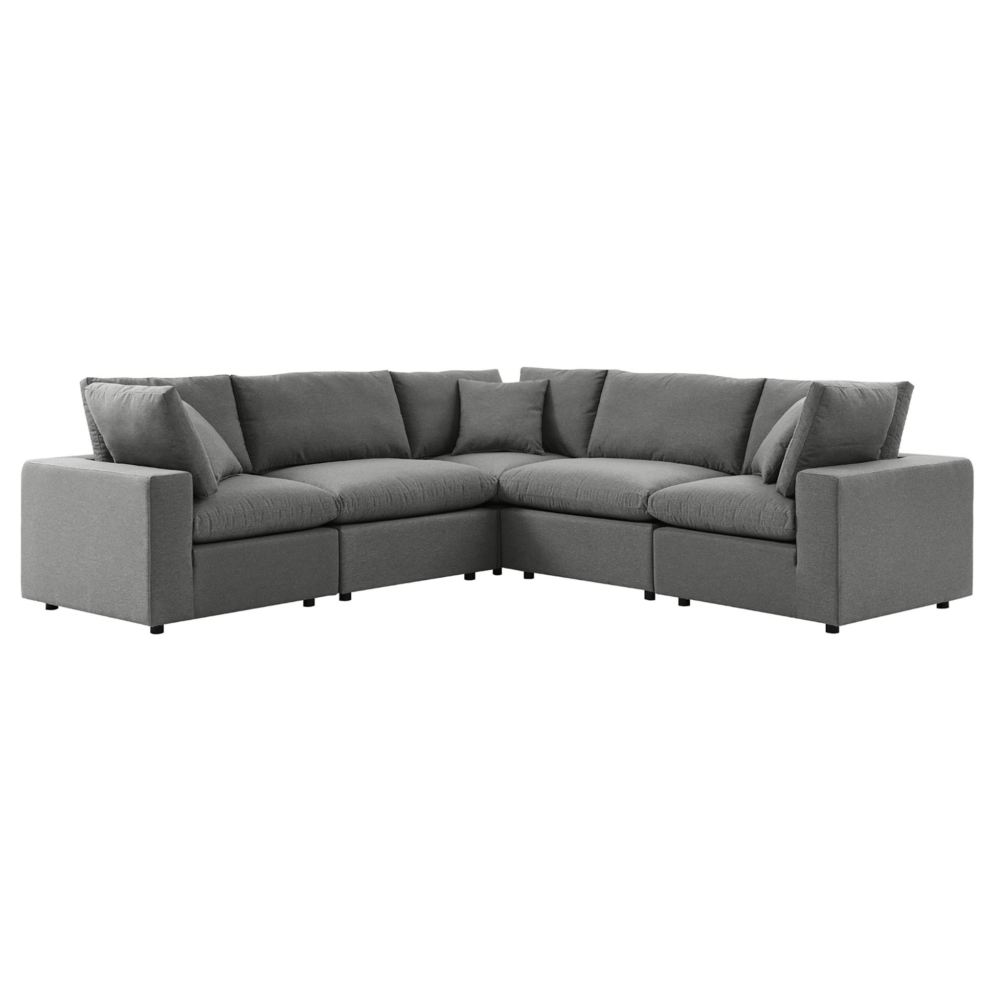 Commix 5-Piece Outdoor Patio Sectional sofá