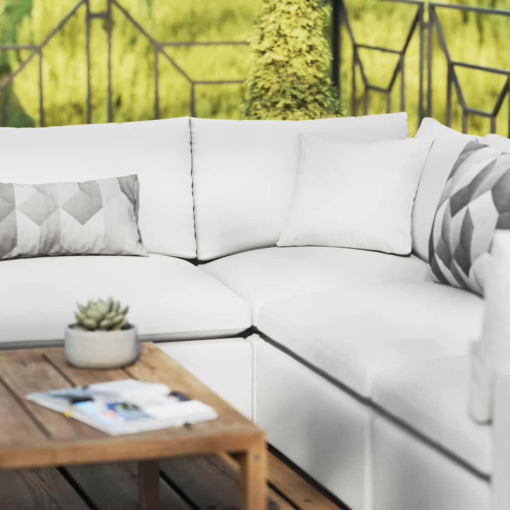 Commix 5-Piece Outdoor Patio Sectional sofá
