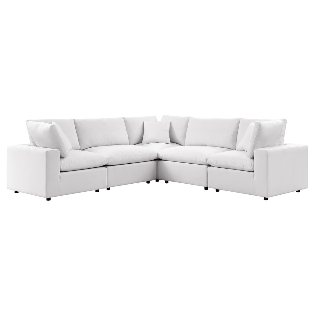 Commix 5-Piece Outdoor Patio Sectional sofá