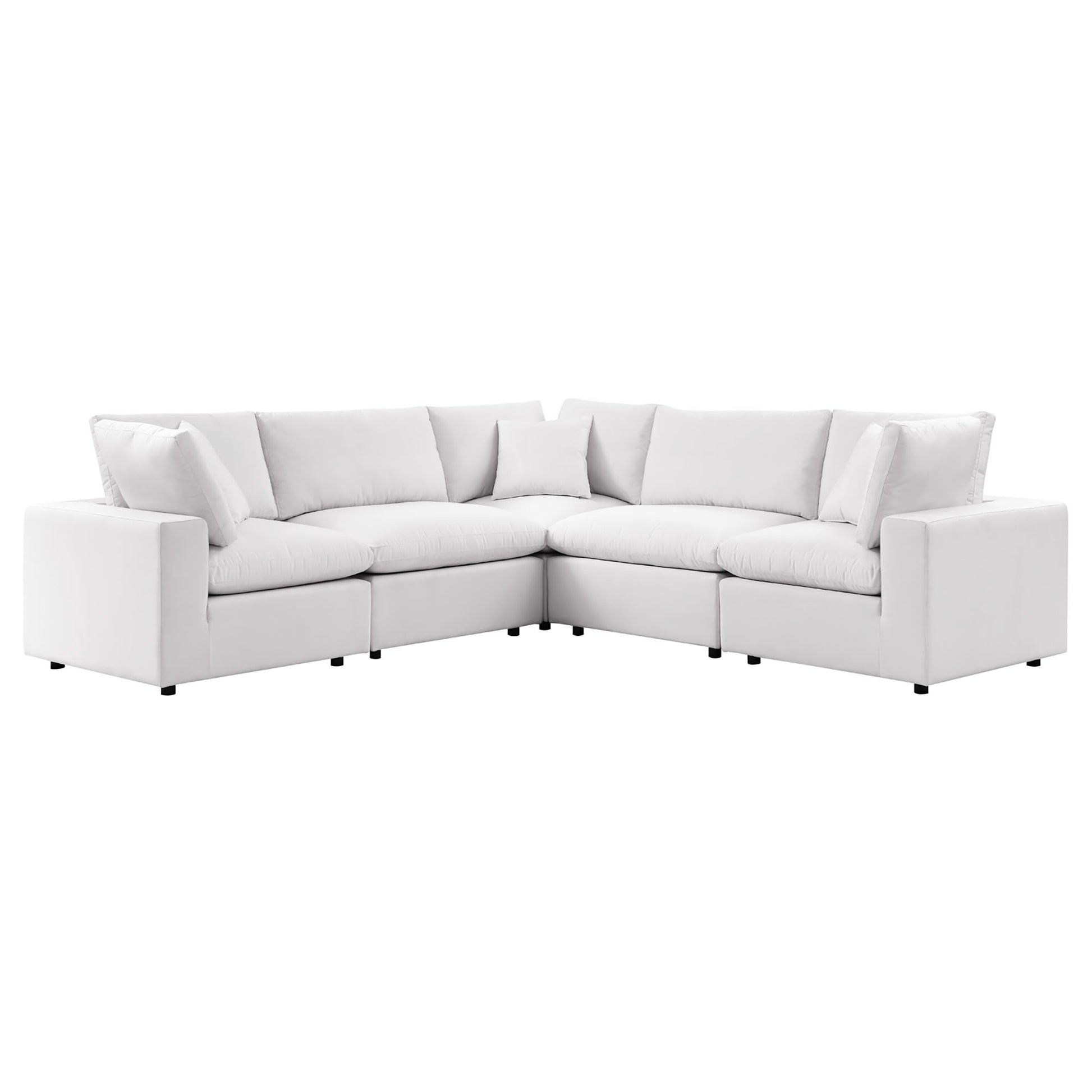 Commix 5-Piece Outdoor Patio Sectional sofá