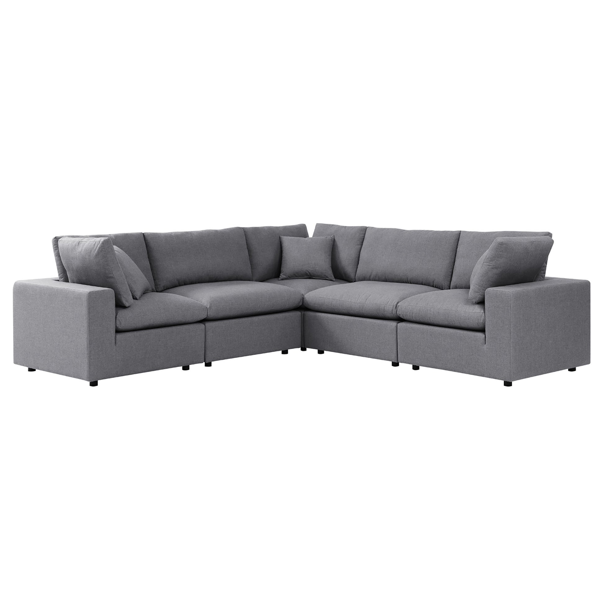 Commix 5-Piece Sunbrella® Outdoor Patio Sectional sofá