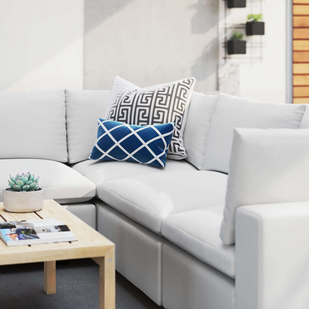 Commix 5-Piece Sunbrella® Outdoor Patio Sectional sofá