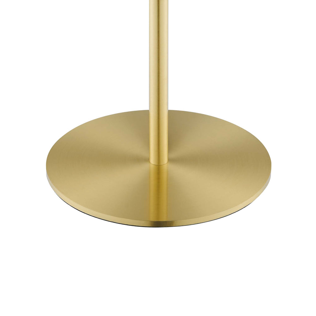 Reprise Glass Sphere and Metal mesa Lamp