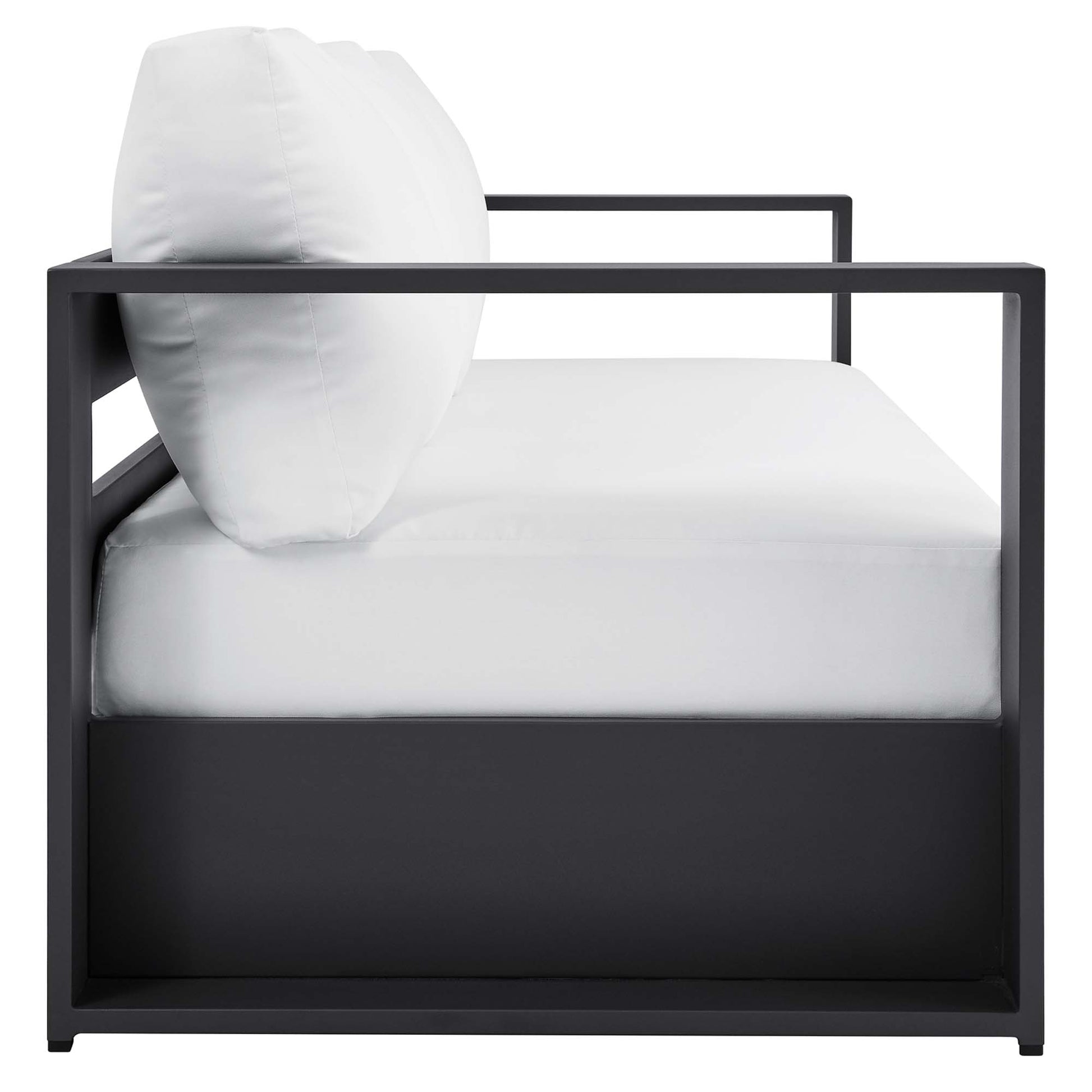 Tahoe Outdoor Patio Powder-Coated Aluminum sofá