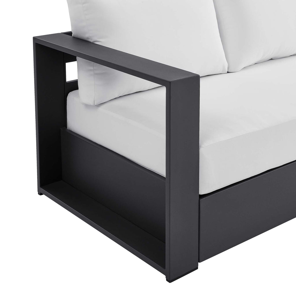 Tahoe Outdoor Patio Powder-Coated Aluminum sofá