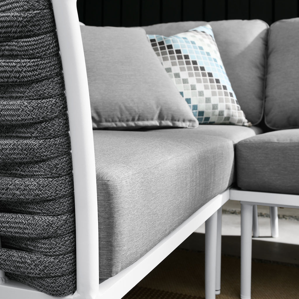 Stance Outdoor Patio Aluminum Large Sectional sofá