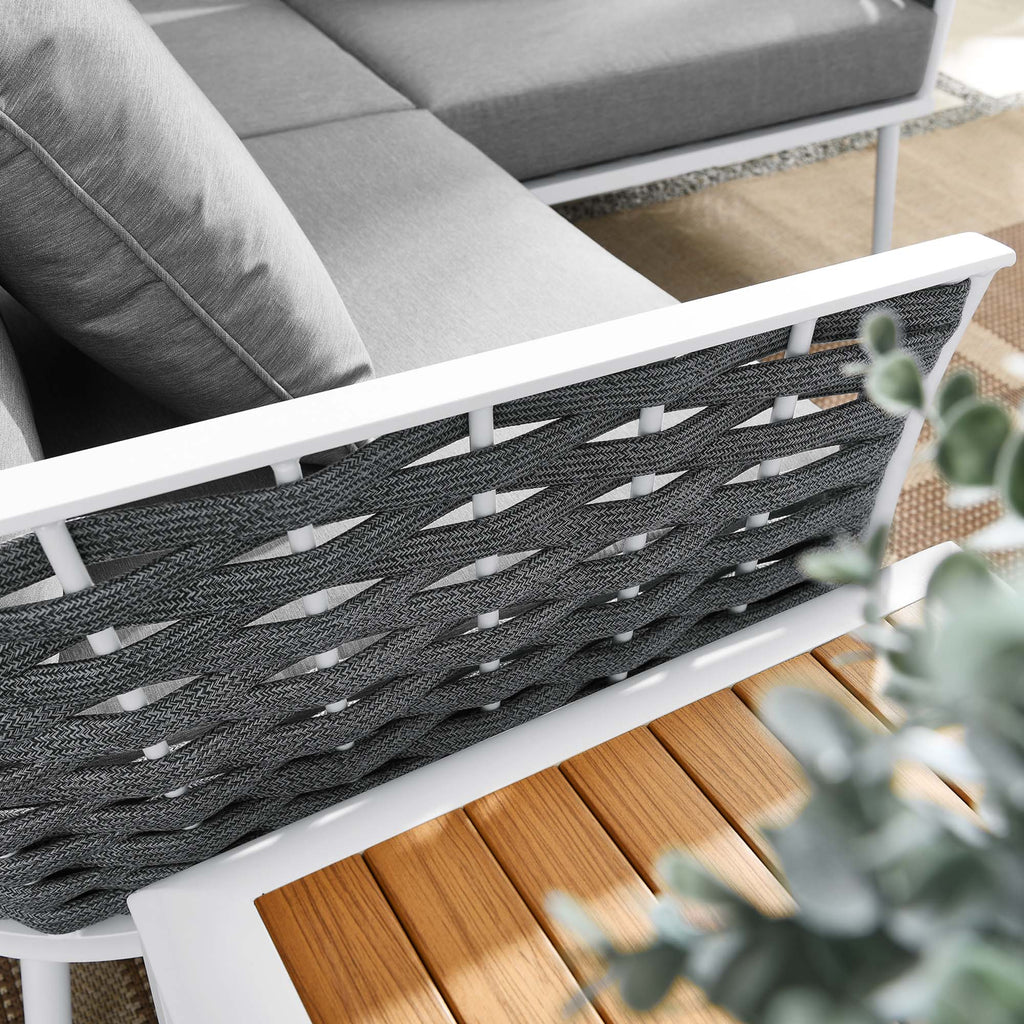 Stance 4 Piece Outdoor Patio Aluminum Sectional sofá Set