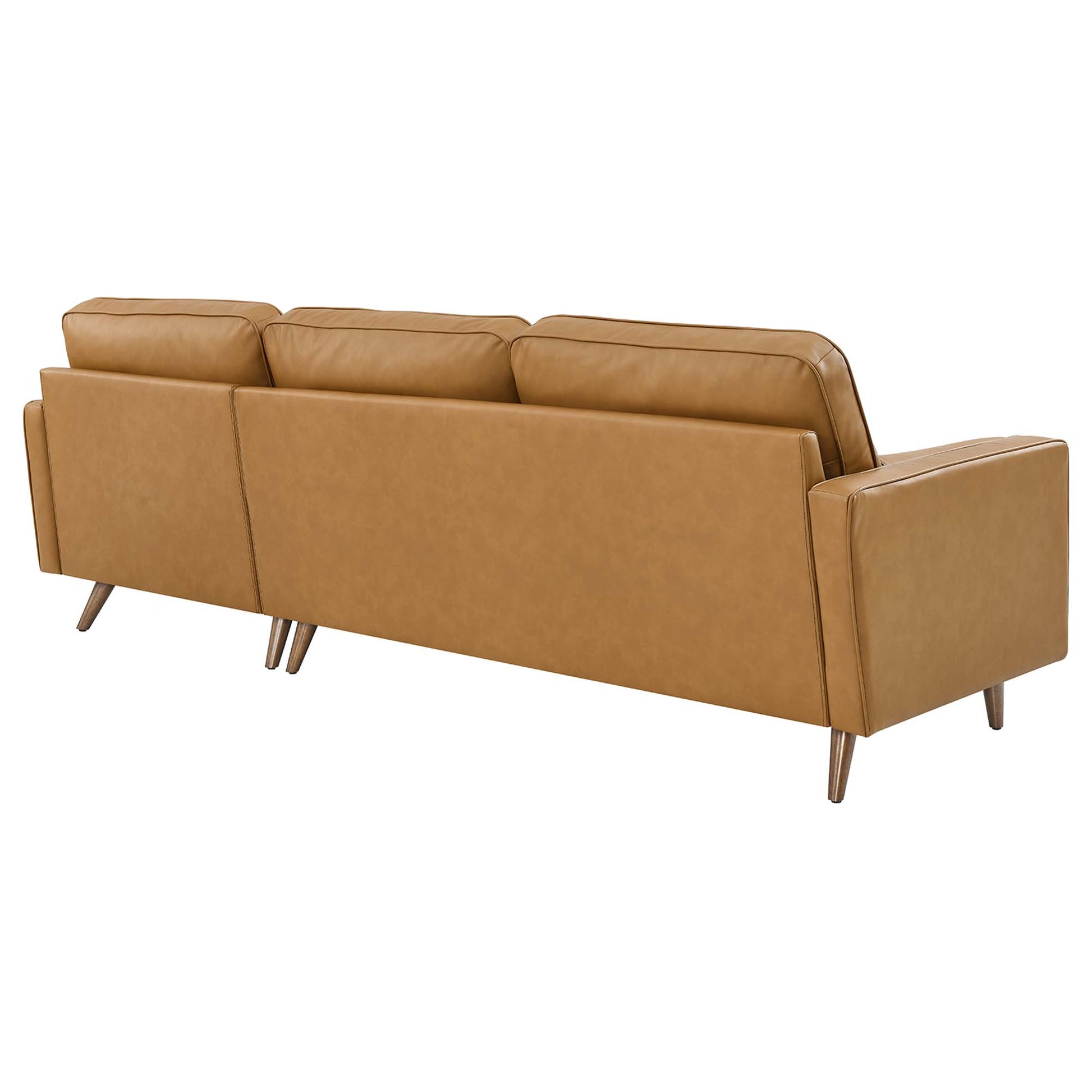 Valour 98" Leather Sectional sofá