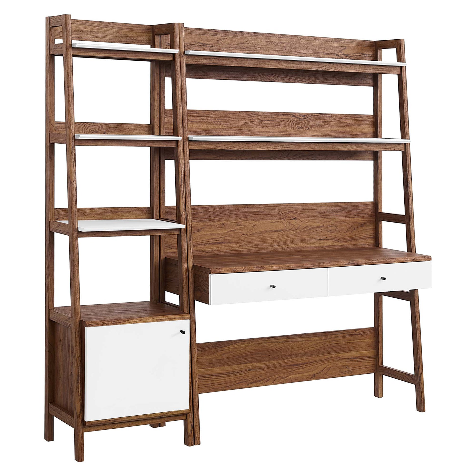 Bixby 2-Piece Wood oficina Desk and Bookshelf