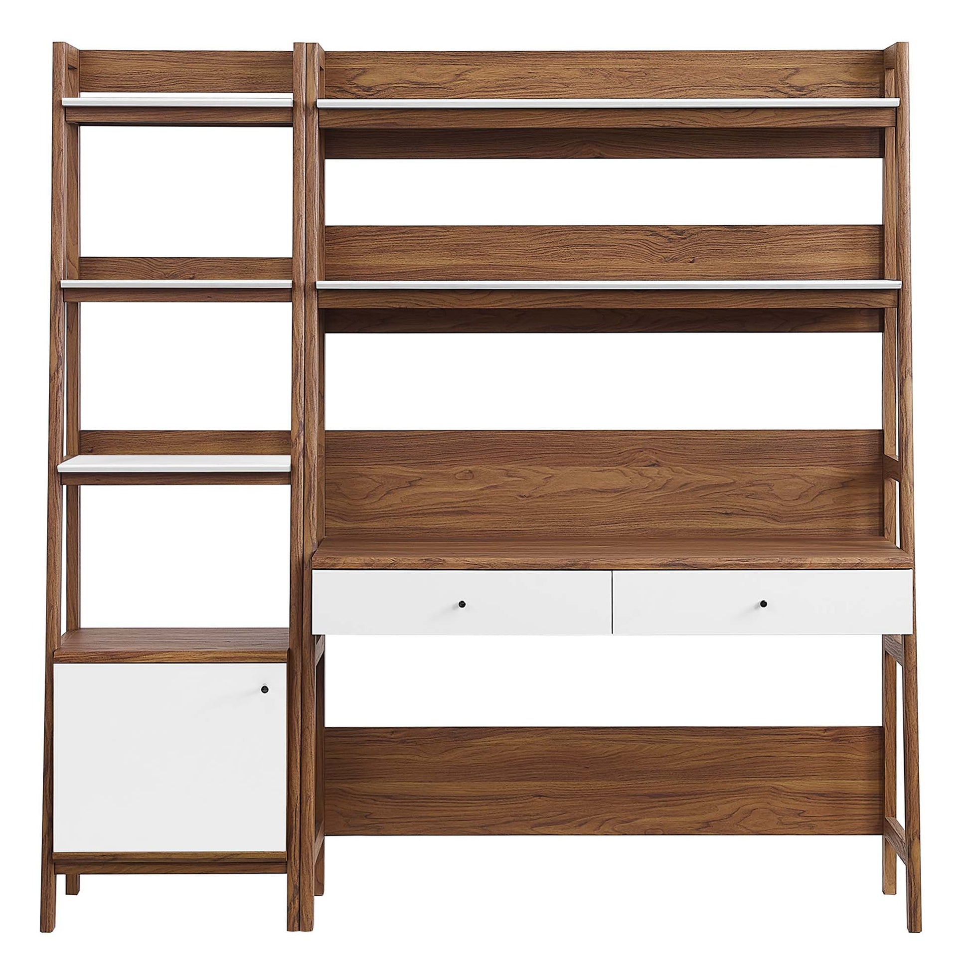 Bixby 2-Piece Wood oficina Desk and Bookshelf