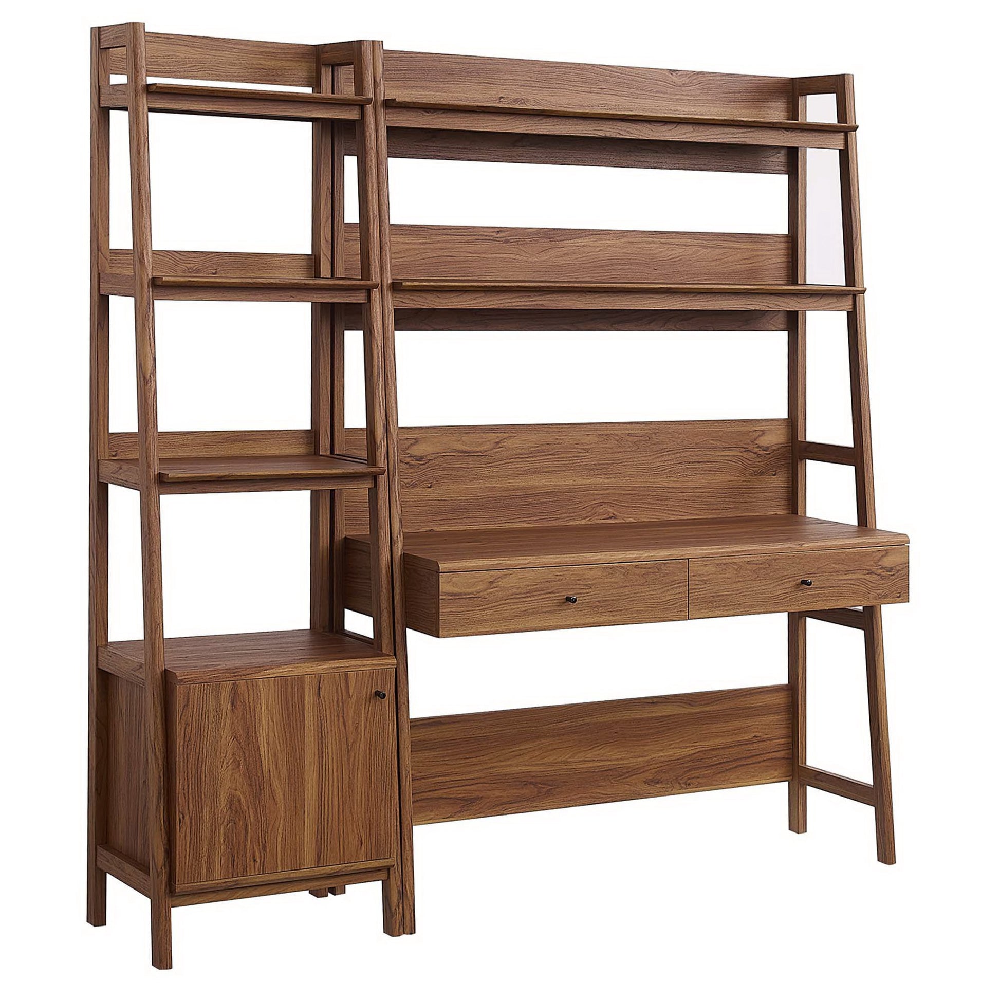 Bixby 2-Piece Wood oficina Desk and Bookshelf