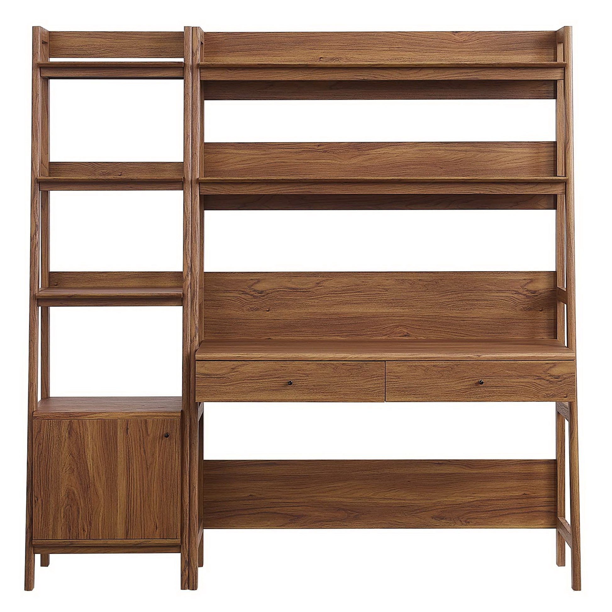 Bixby 2-Piece Wood oficina Desk and Bookshelf
