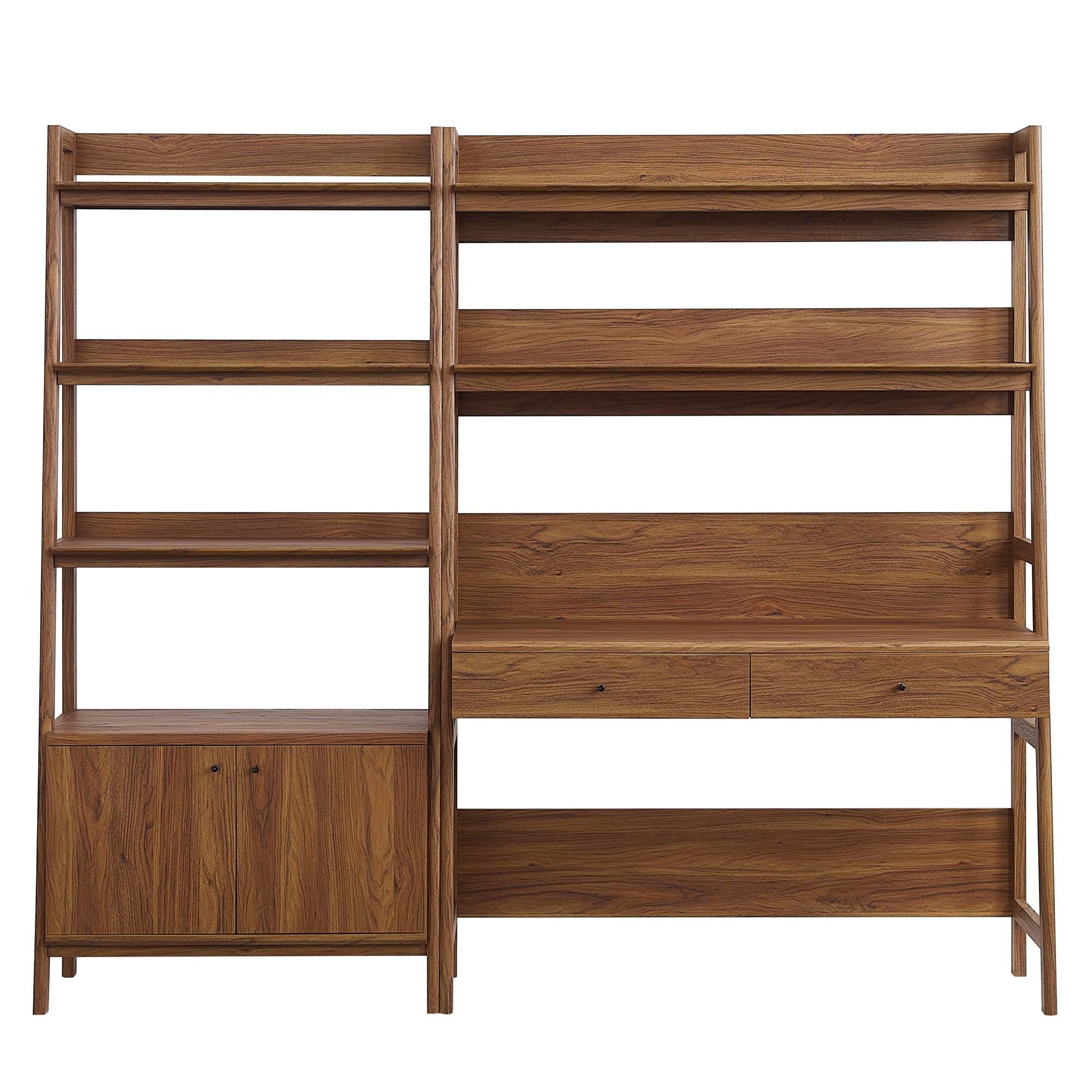 Bixby 2-Piece Wood oficina Desk and Bookshelf