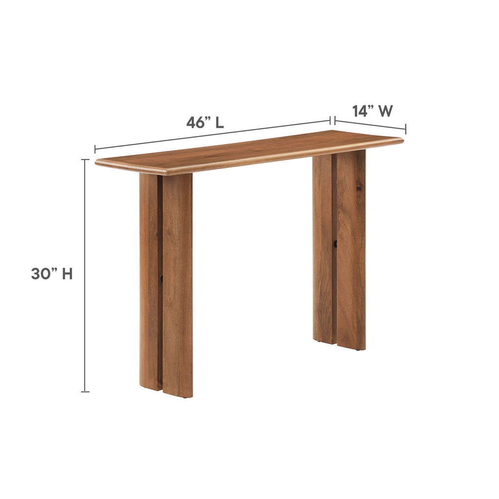 Amistad Wood Console mesa
