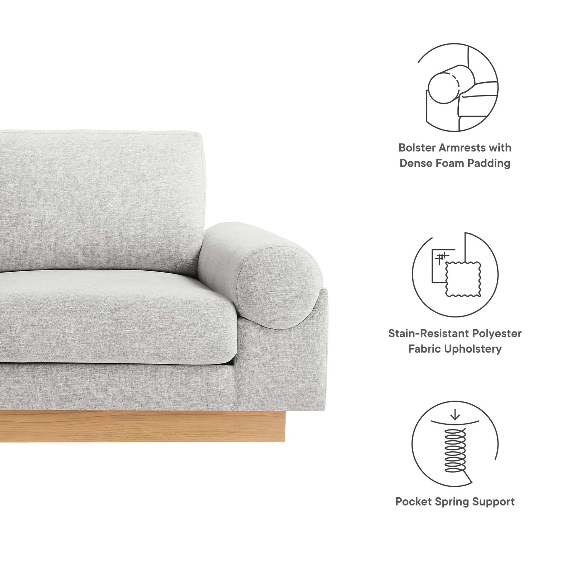 Oasis Upholstered Fabric sofá