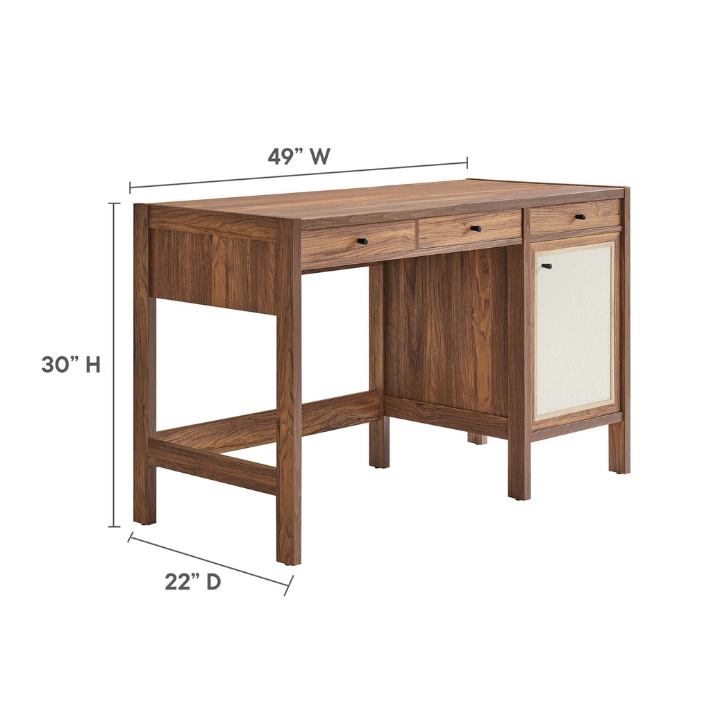 Capri 49" Wood Grain oficina Desk