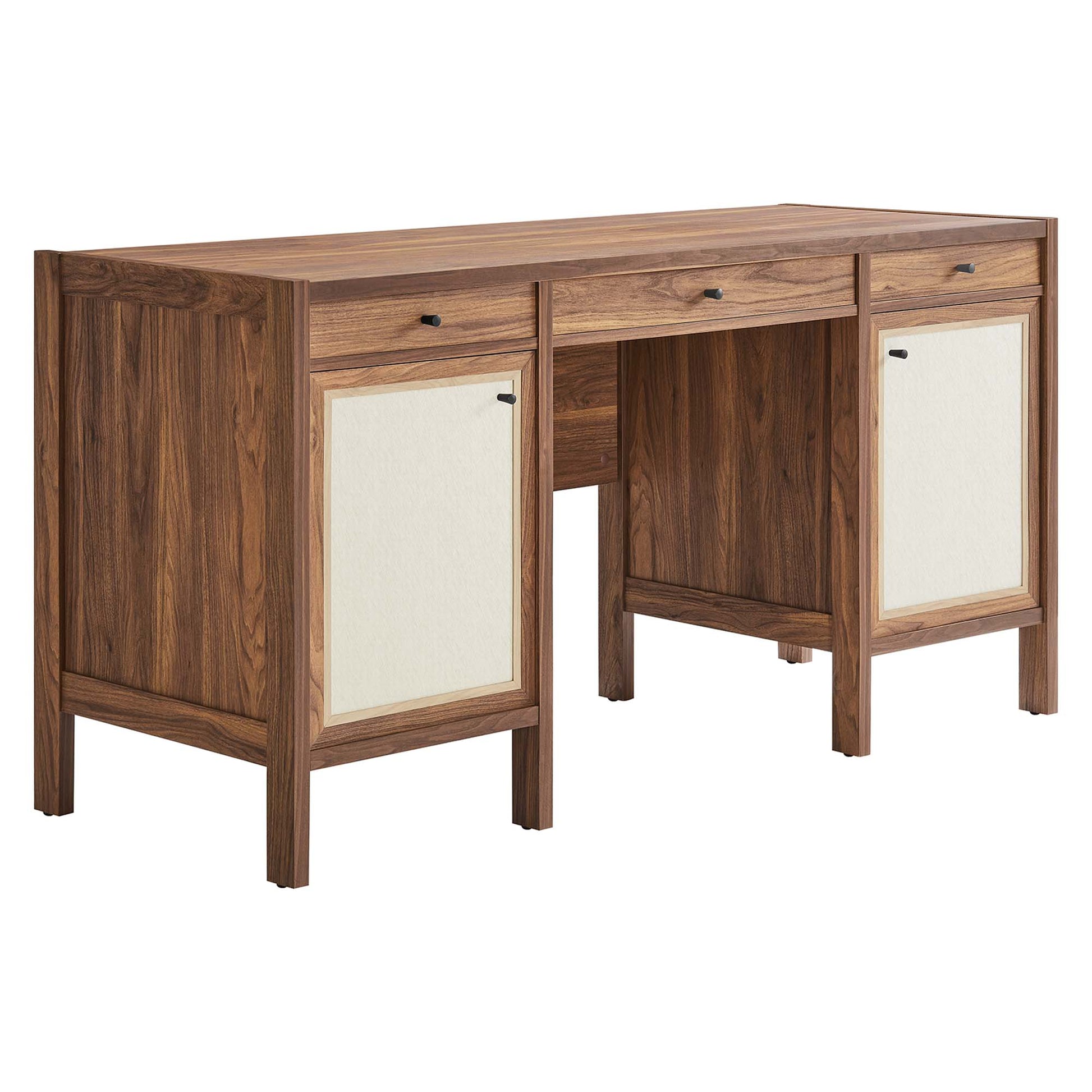 Capri 58" Wood Grain oficina Desk