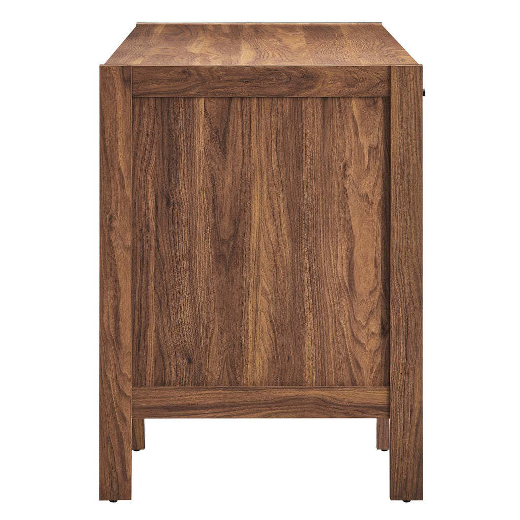 Capri 58" Wood Grain oficina Desk