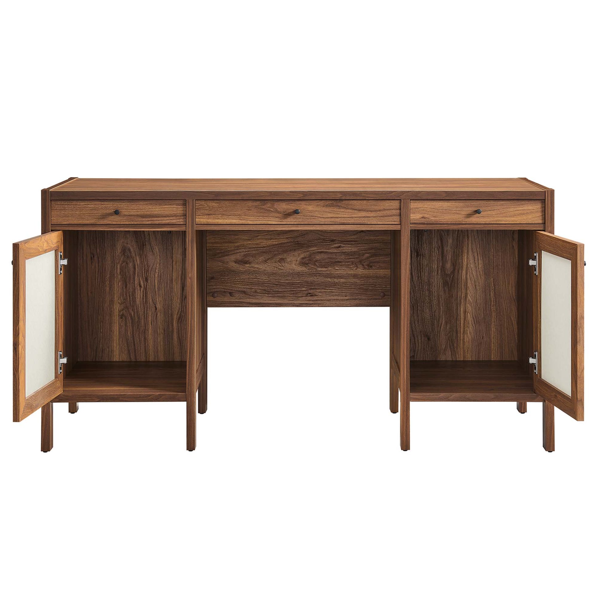 Capri 58" Wood Grain oficina Desk