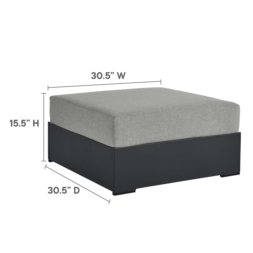Tahoe 5-Piece Outdoor Patio Powder-Coated Aluminum Sectional sofá Set