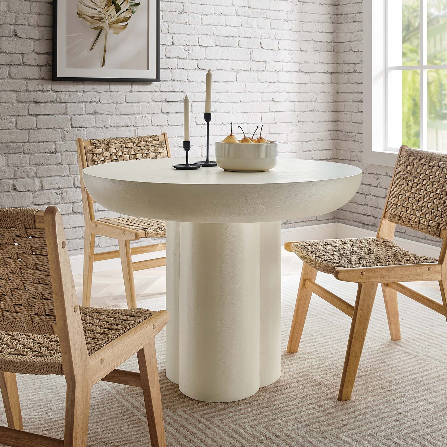 Caspian 40" Mesa de Comedor Redonda