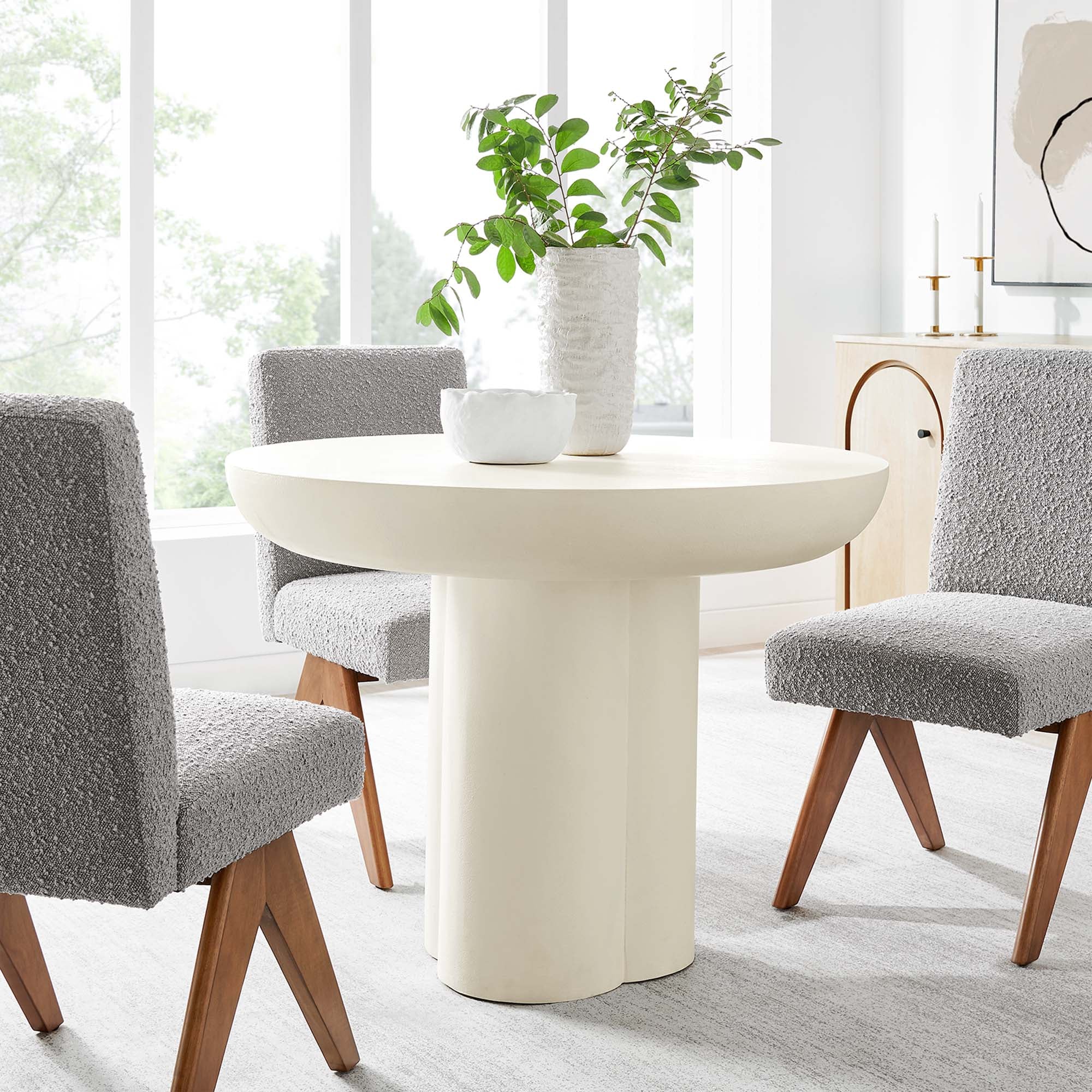 Caspian 40" Mesa de Comedor Redonda