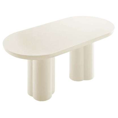 Caspian 72" Mesa de Comedor Ovalada
