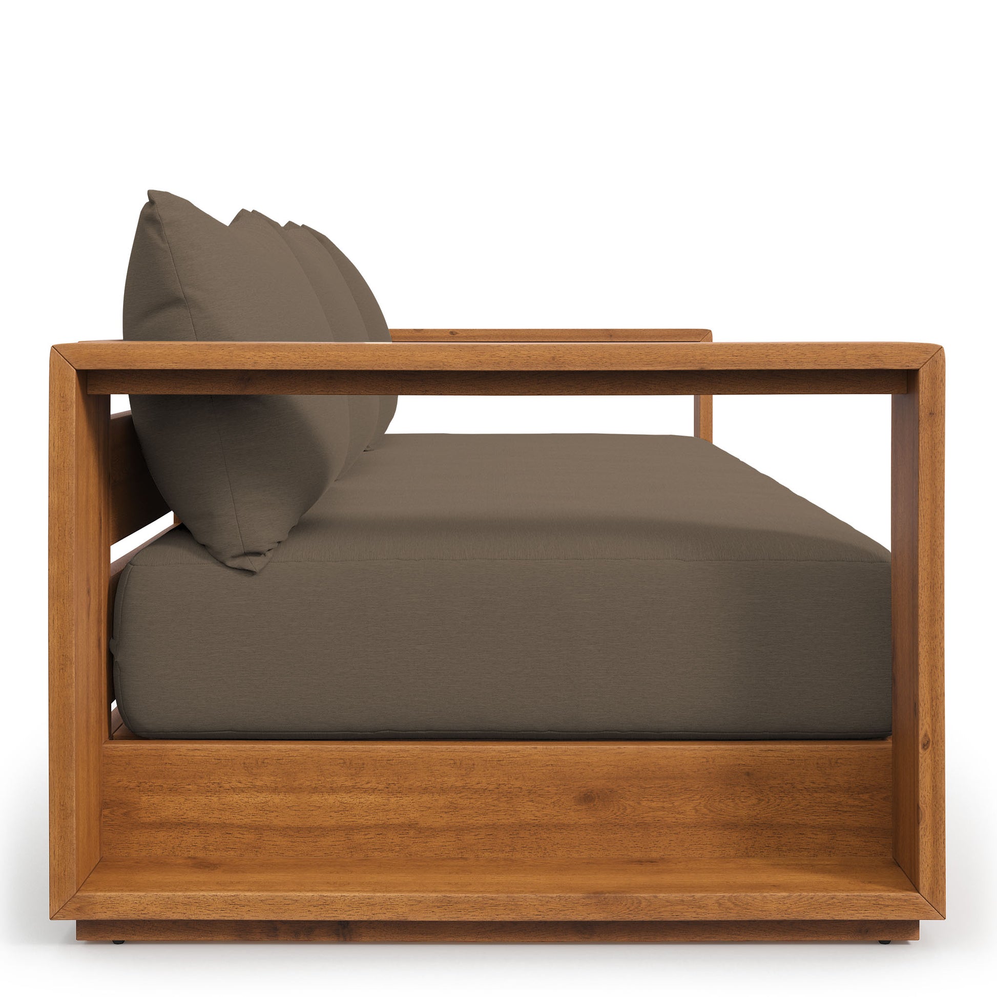 Tahoe Outdoor Patio Acacia Wood sofá