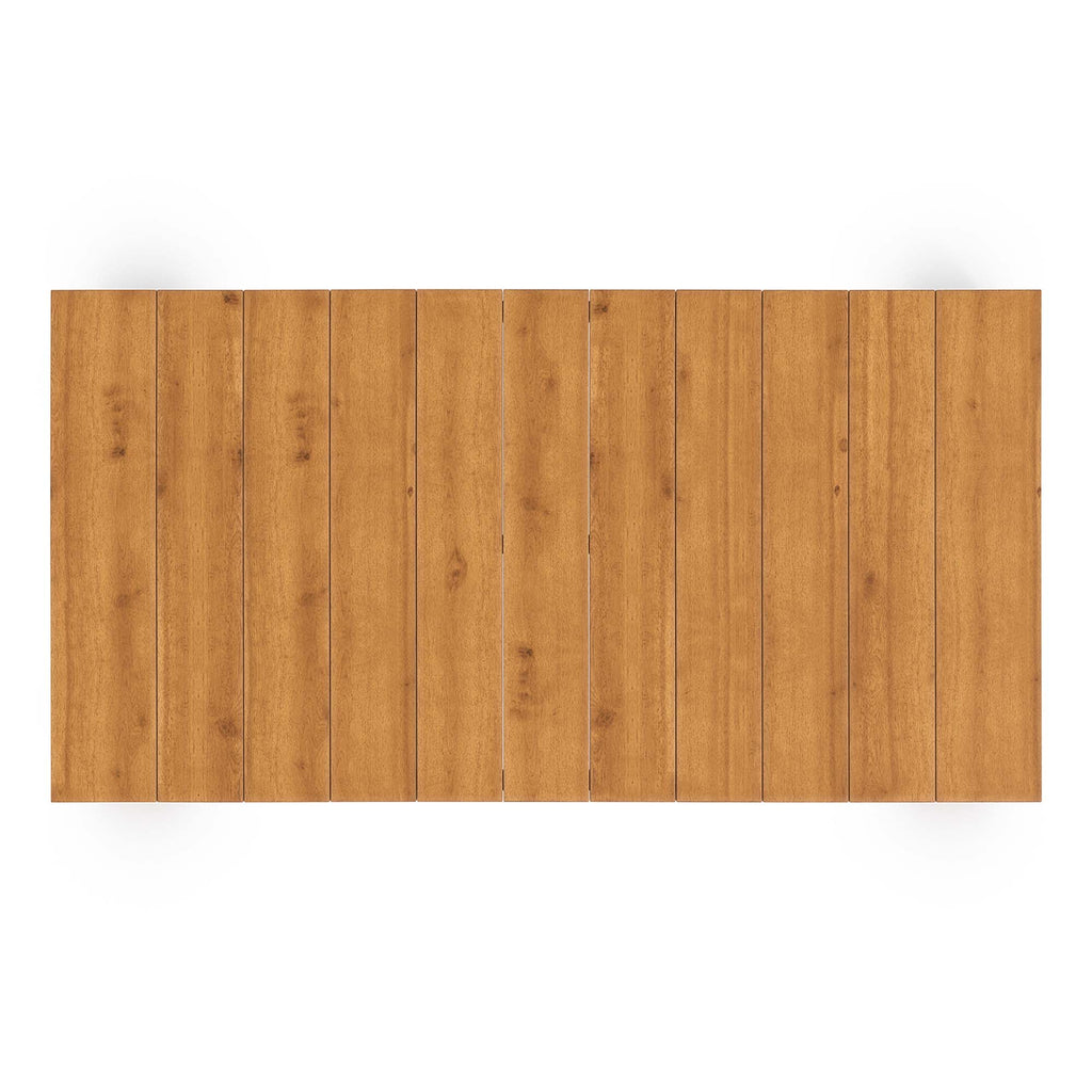 Tahoe 2-Piece Outdoor Patio Acacia Wood sofá and Coffee mesa Set