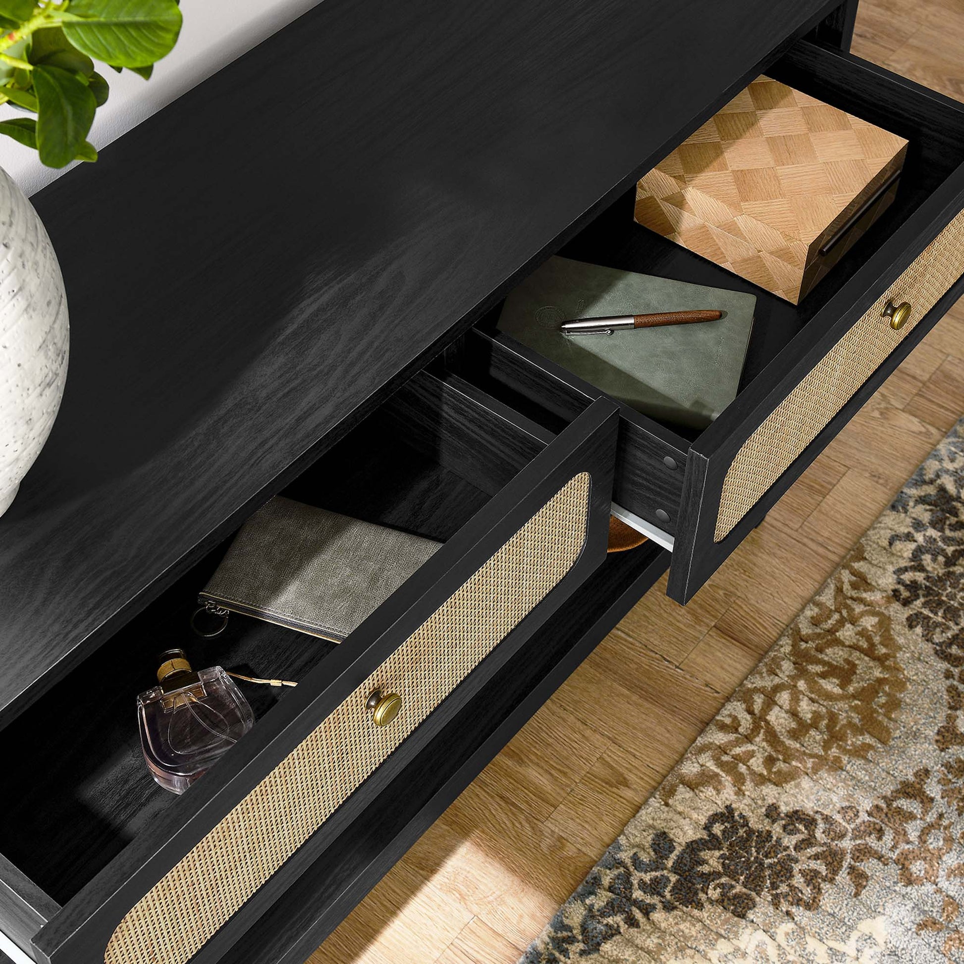 Chaucer Wood Entryway Console mesa