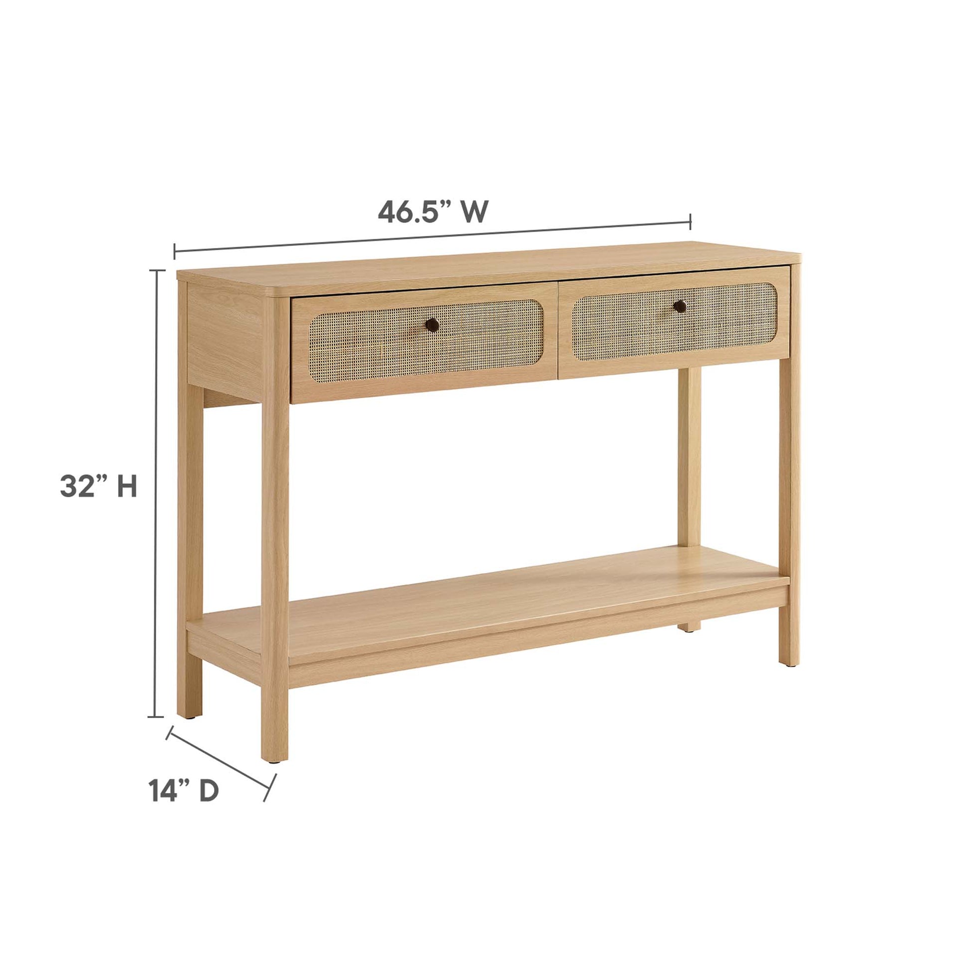 Chaucer Wood Entryway Console mesa