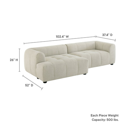 Liana Modular Sofá con Chaise