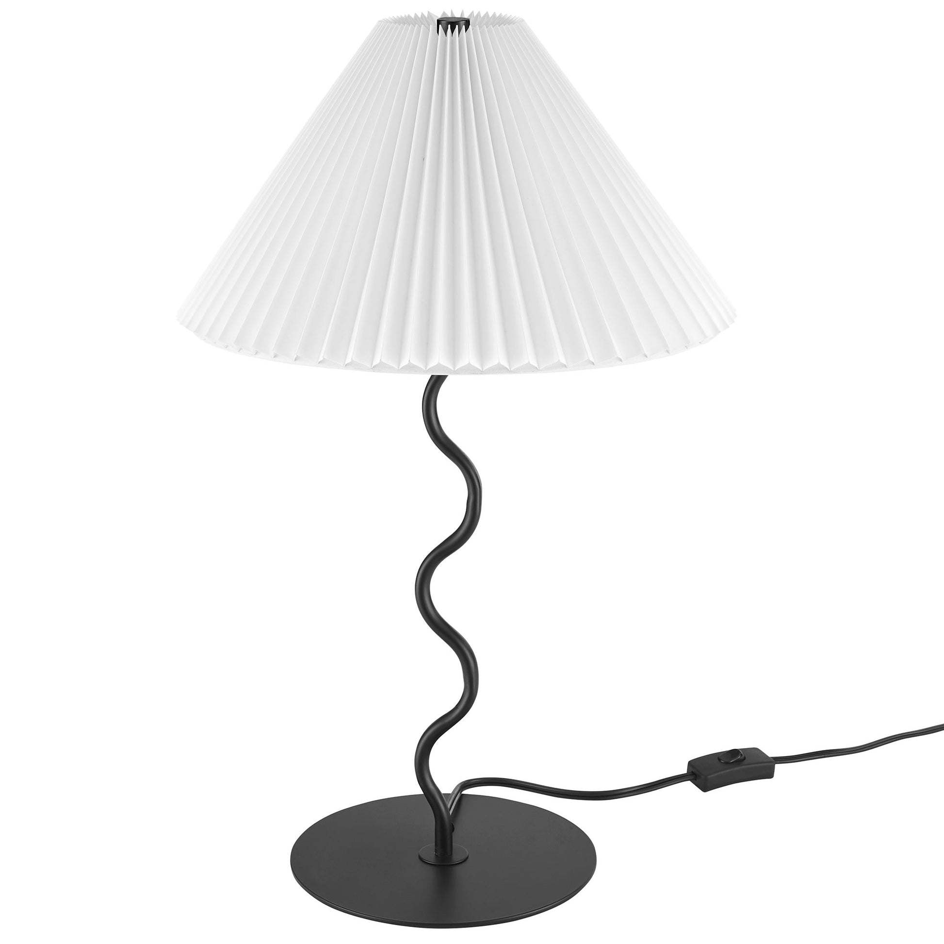 Wave Squiggle mesa Lamp