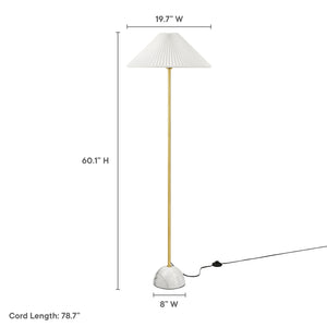 Illusion Marble Dome Floor Lamp