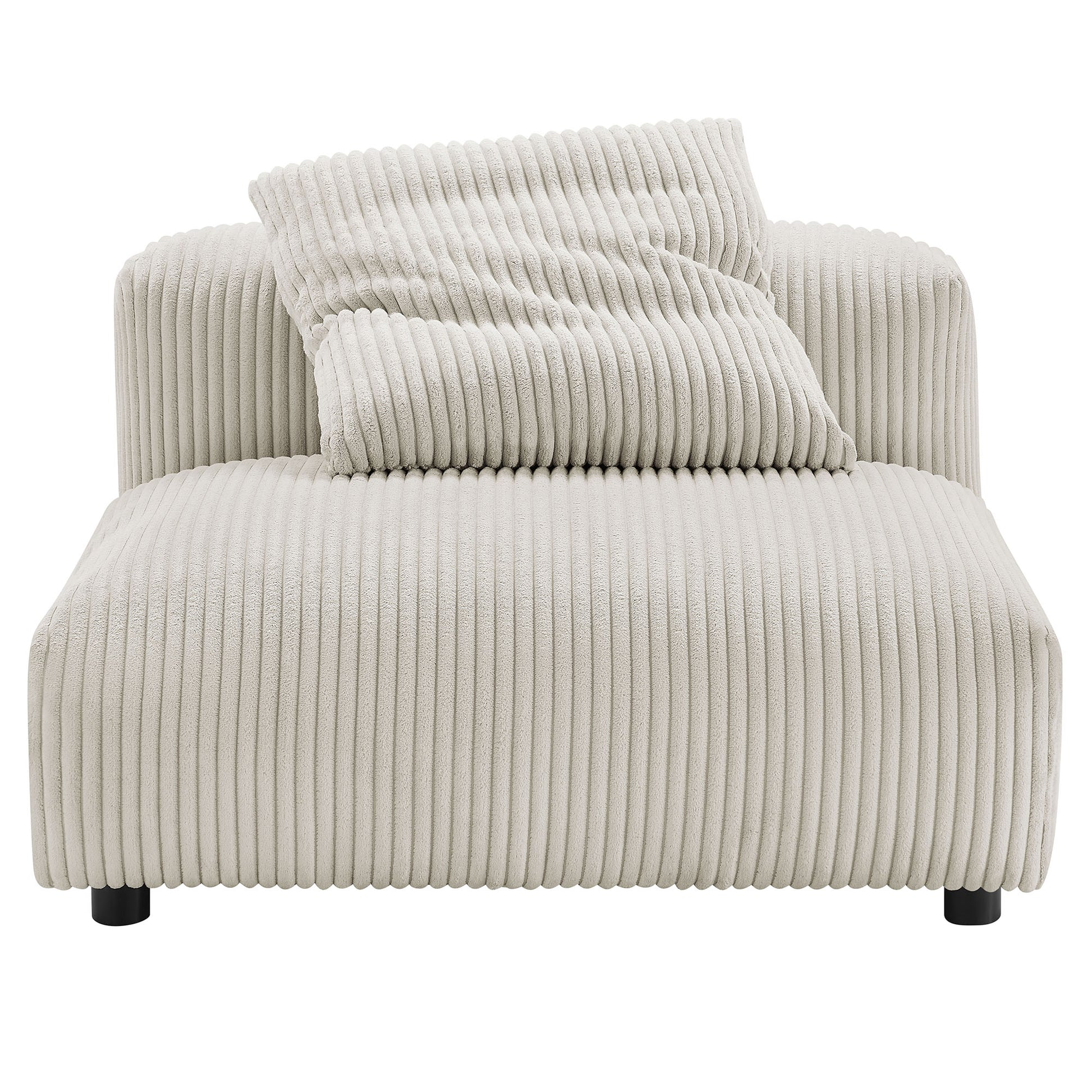 Solace 3-Piece Modular Corduroy Upholstered sofá