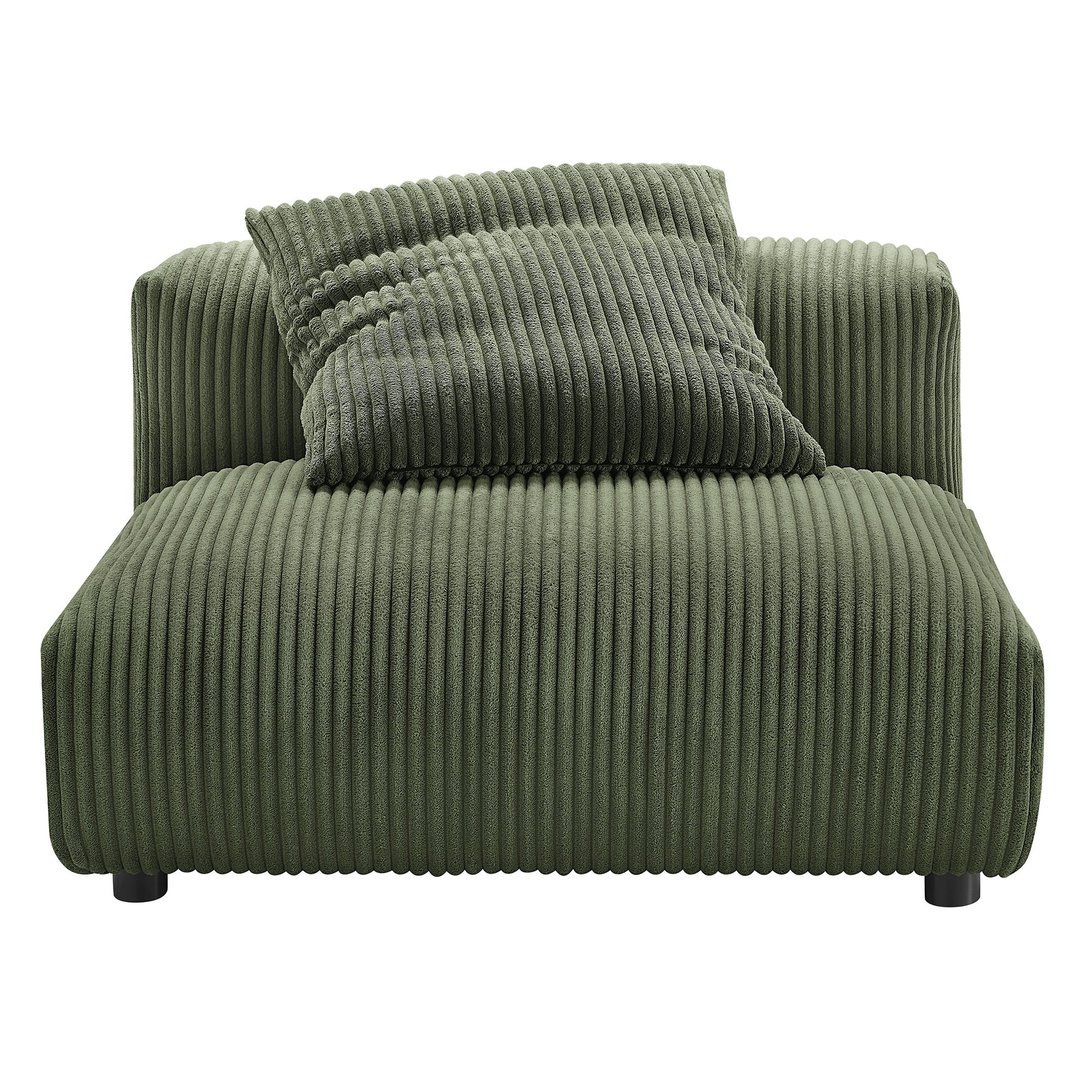 Solace 2-Piece Modular Corduroy Upholstered sofá